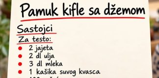 Mekane domaće kiflice sa džemom od šljiva i kokosom – sočne, mirisne i neodoljivo ukusne